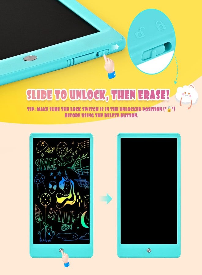 إيوكو لوحة الكتابة الإلكترونية EooCoo للأطفال، هدية مثالية لعيد الحب، لوحة رسم ملونة مقاس 10 بوصات، ألعاب تعليمية للأولاد والبنات من عمر 3 إلى 8 سنوات، لوحات رسم نظيفة للأنشطة - Image 4